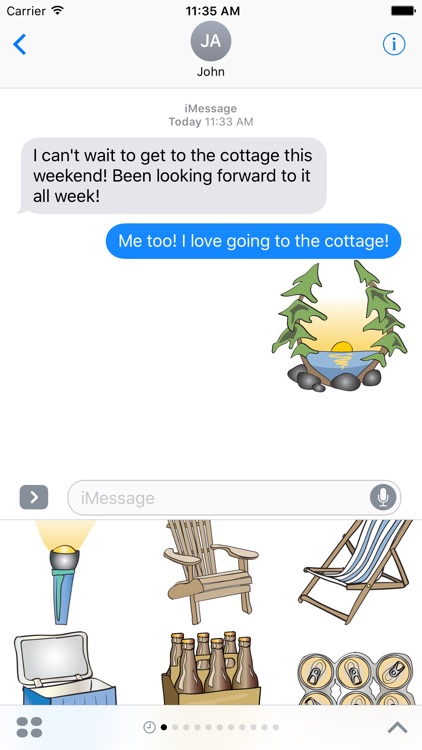 Cottage & Vacation Stickers screenshot-3