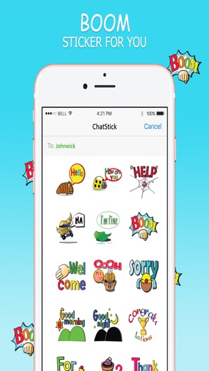 BOOM Stickers for iMessage(圖1)-速報App