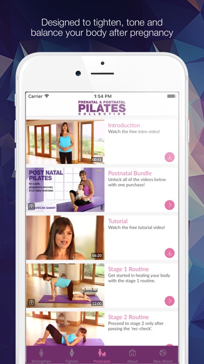 The Pregnancy Pilates Videos with Caroline Sandry screenshot-3