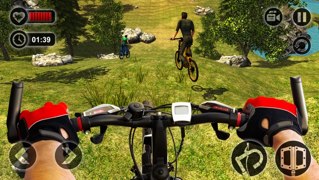 マウンテンバイクライダーシミュレーター3Dクレイジーオフロード」を 