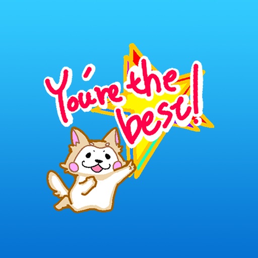 Yogi the naughty dog stickers icon