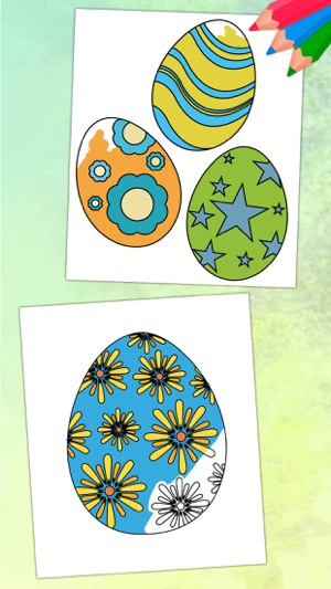 Easter eggs coloring pages for kids - Egg basket(圖2)-速報App