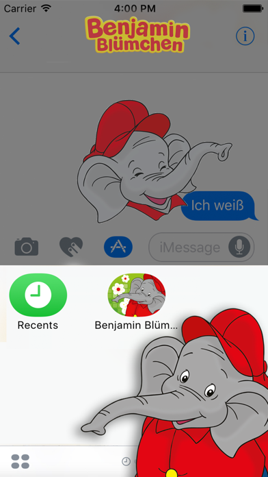 How to cancel & delete Benjamin Blümchen Sticker from iphone & ipad 4