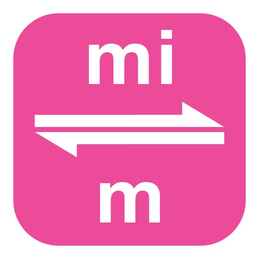 Miles to Meters | Mile to Meter | mi to m icon