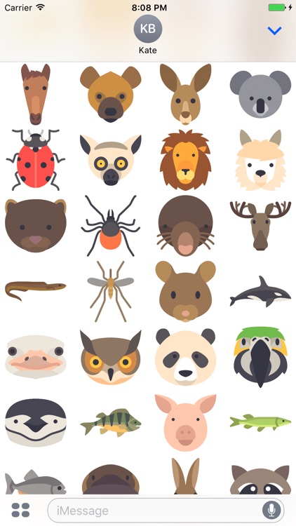 Animals Stickers - Cute Emojis screenshot-3