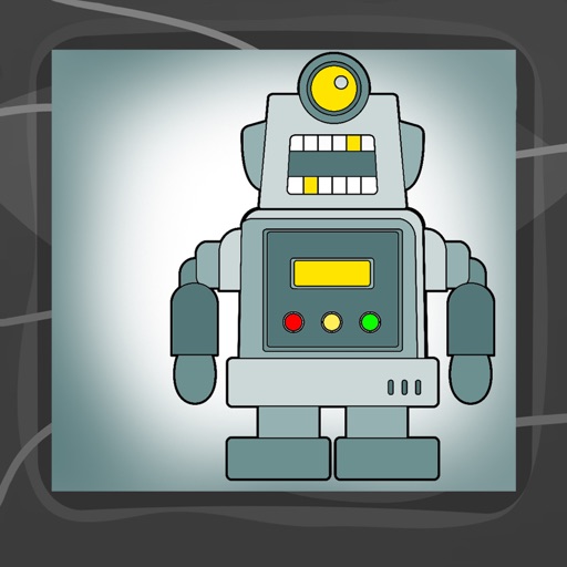 Robot Coloring Book App Icon