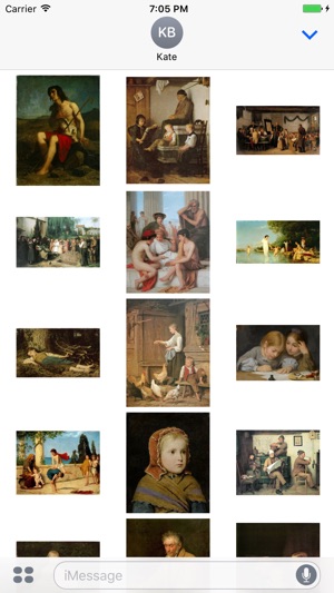 Albert Anker Artworks Stickers