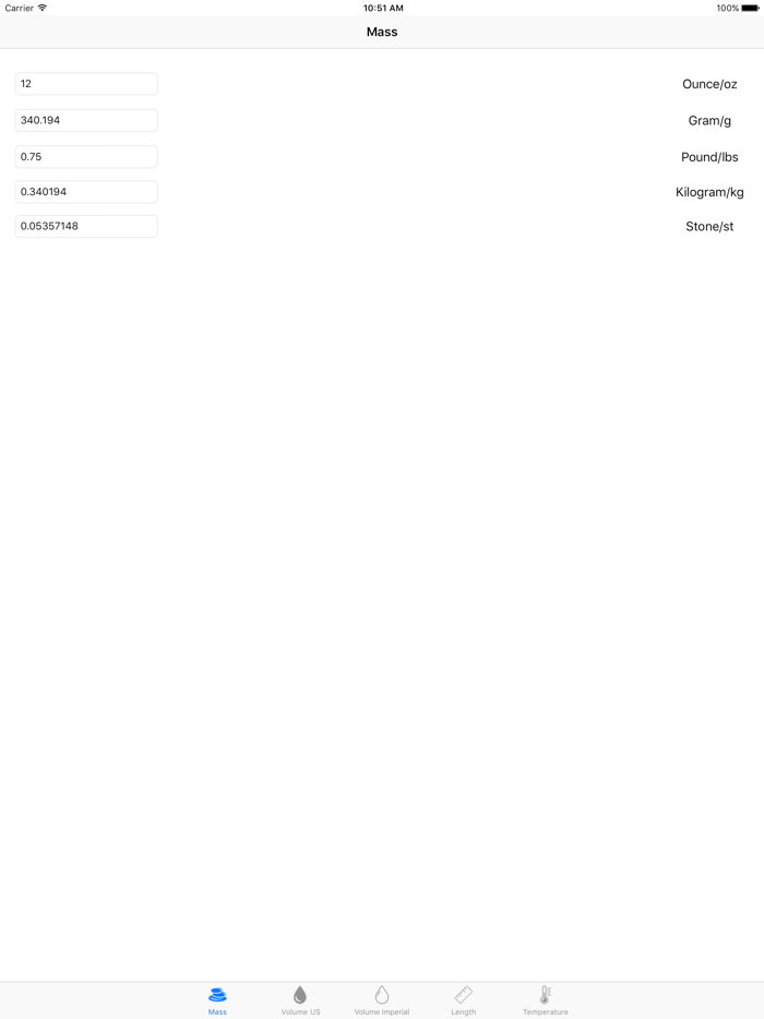 Simple Unit Converter - Basic Units