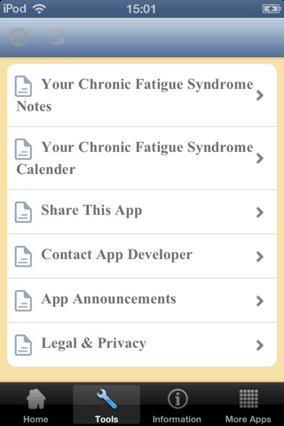 Chronic Fatigue Syndrome screenshot 2