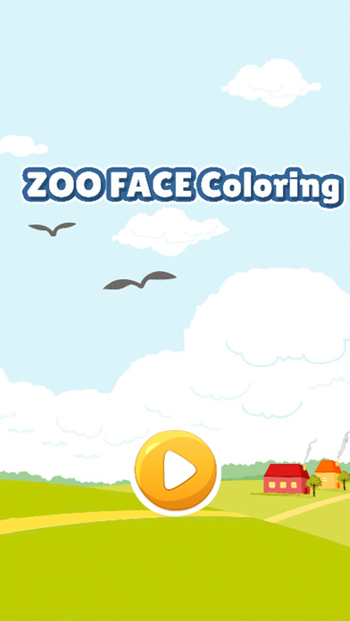 动物园动物脸的图画书为孩子们的游戏