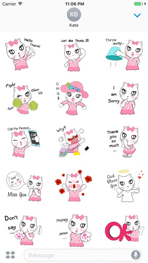 Stella The Sweet Cat English Stickers(圖1)-速報App