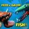 Hunt other fish and sea creatures, fish and fight into larger beasts