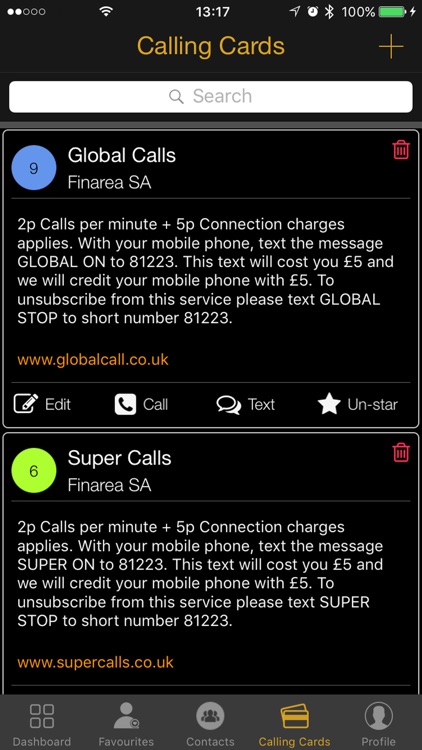 Smart Caller - CallingCard Mgr screenshot-3