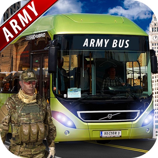 Real Army Bus Drive 3D - Pro iOS App