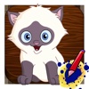 Kitty Animals Coloring Book Painting Kids Games