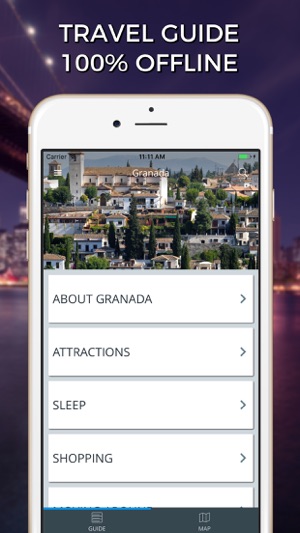 Granada Travel Guide with Offline Street Map(圖1)-速報App