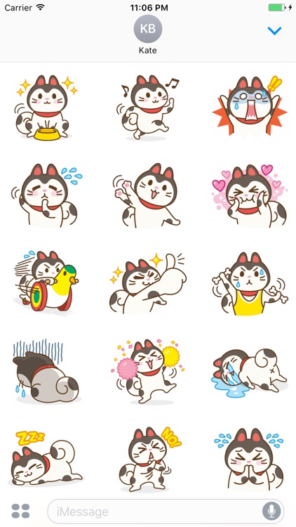 Nemo The Funny Naughty Cat Sticker