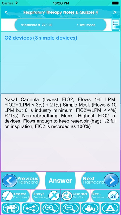 Respiratory Therapy Exam Review-Study Notes & Quiz screenshot-3