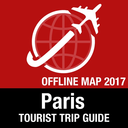 Paris Tourist Guide + Offline Map icon