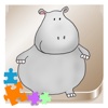 Hippo Crip Animals jigsaw puzzle games of the week