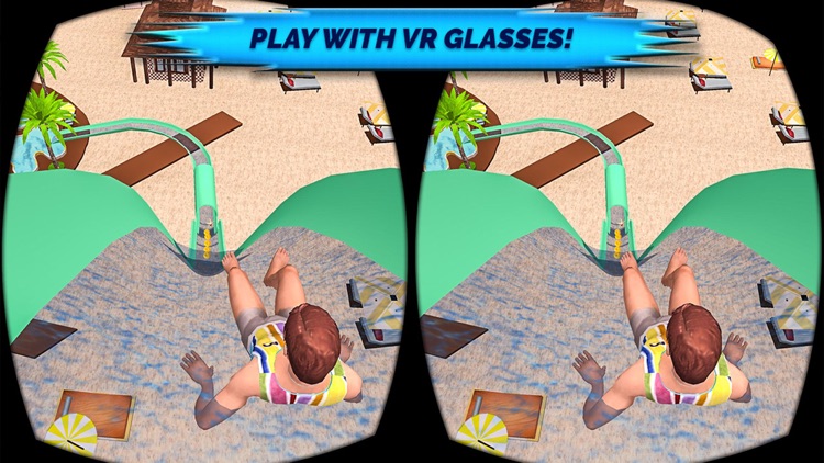 VR Beach Water Sliding - Water stunt & ride Pro