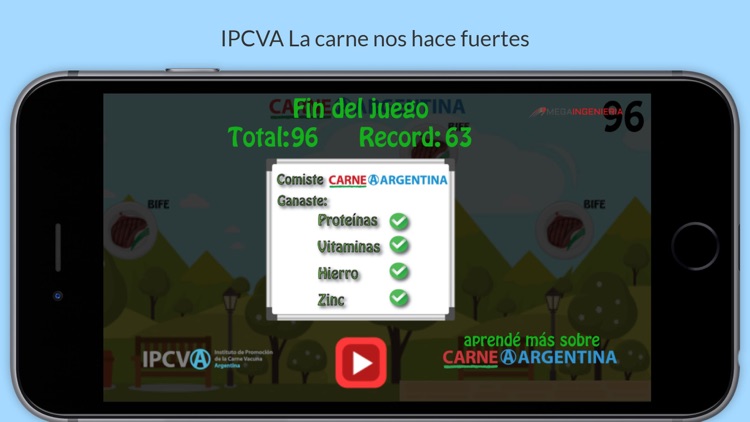 IPCVA La carne nos hace fuertes