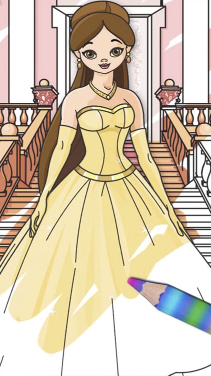 Fairy princess coloring book for kids – Pro