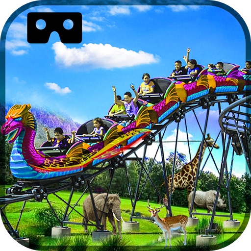 VR Roller Coaster Safari Tour - Virtual Reality Icon