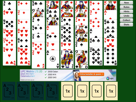 Cheats for Free Cell Solitaire
