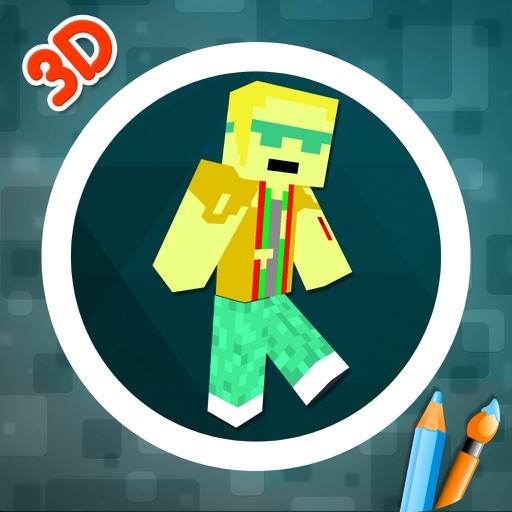 Custom 3D Boys Skin Studio for Minecraft PE+PC icon