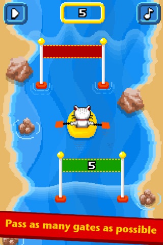 Jumpy Cat Rafting screenshot 3