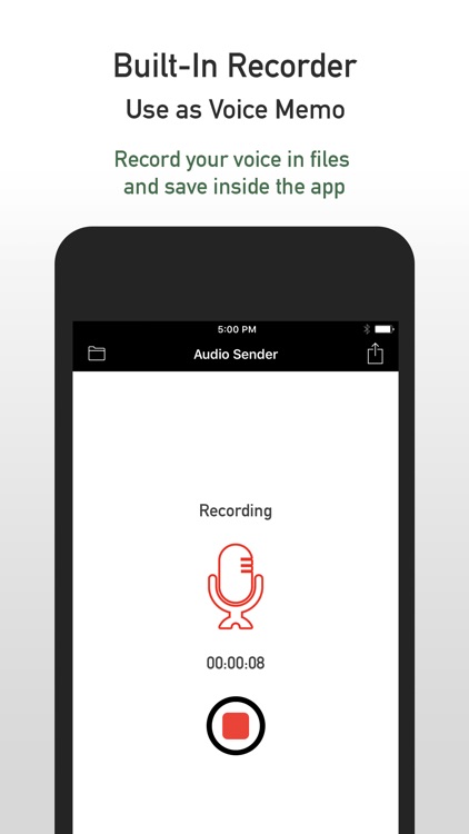 AudioSender - Pre-record Audio Voice Changer