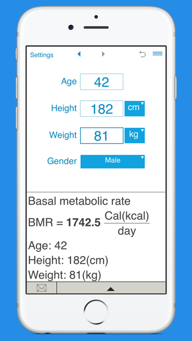 Smart BMR Calculator Screenshot 4