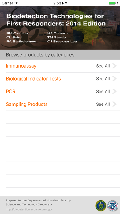 How to cancel & delete Biodetection Guide for First Responders from iphone & ipad 1