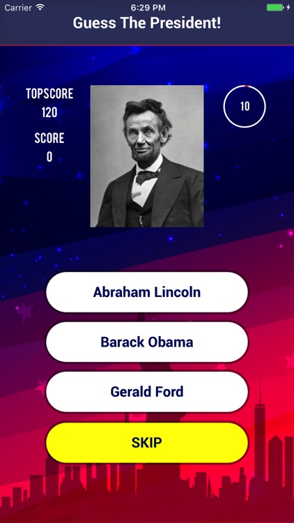 Guess the President of America Quiz