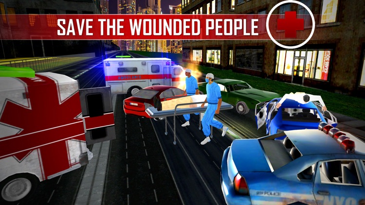 911 City Emergency Rescue Ambulance Driver Sim 3D