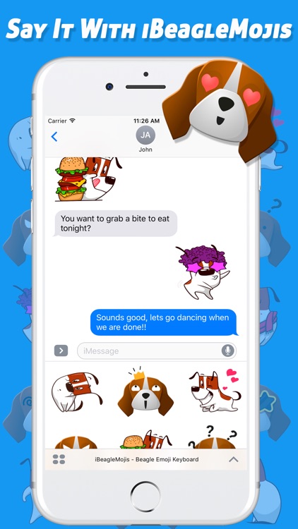 iBeagleMojis - Beagle Emoji Keyboard