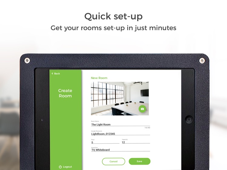 Workscape - Simple Room Schedule Display & Booking