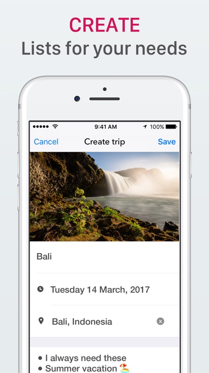 Packlist - Organize your trips screenshot-1