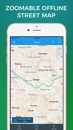 Seoul Travel Guide with Offline Street Map(圖3)-速報App