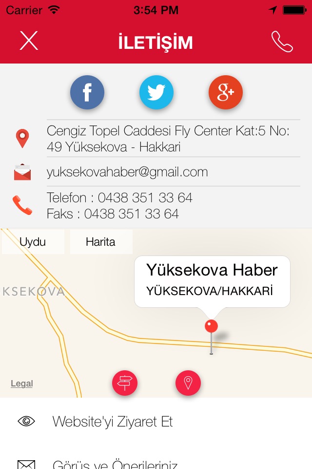 Yüksekova Haber Portalı screenshot 3