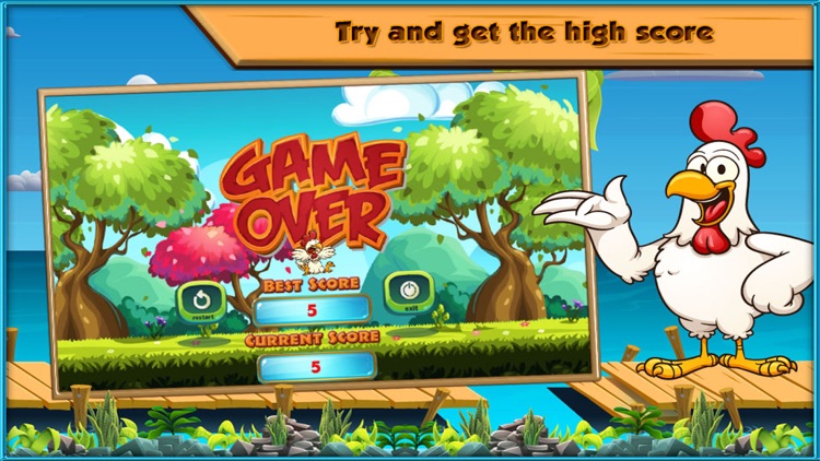 Chicken Run - One Touch Fast Paced Runner Game