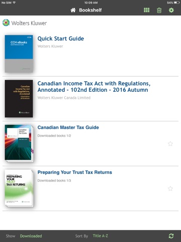 CCH eBooks Canada screenshot 2