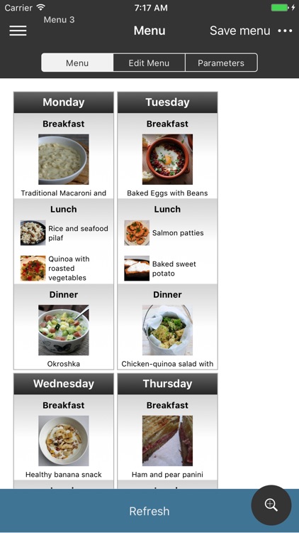 EasyMenu Balanced Meal Planner