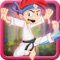 Let's run, jump and beat enemies with the Karate Boy by using simple touch