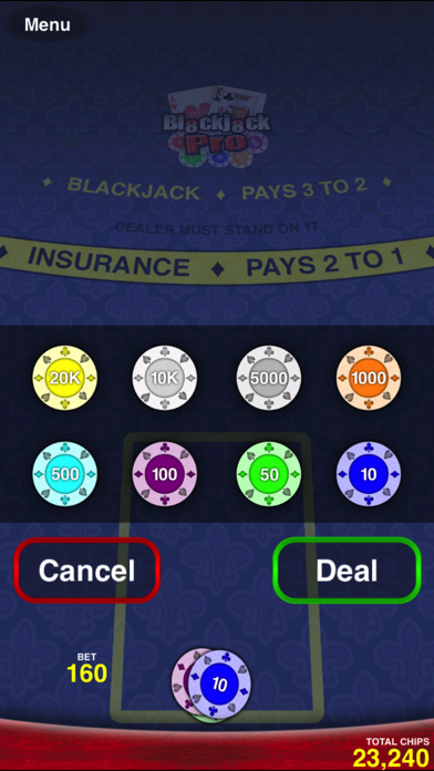 Blackjack 88 Pro screenshot1