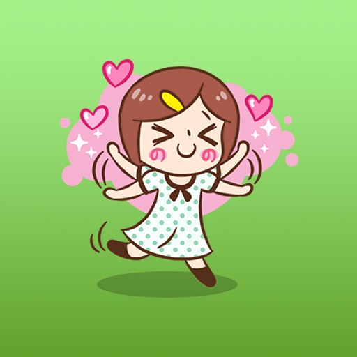 Ilana The Lovely Little Girl Stickers iOS App