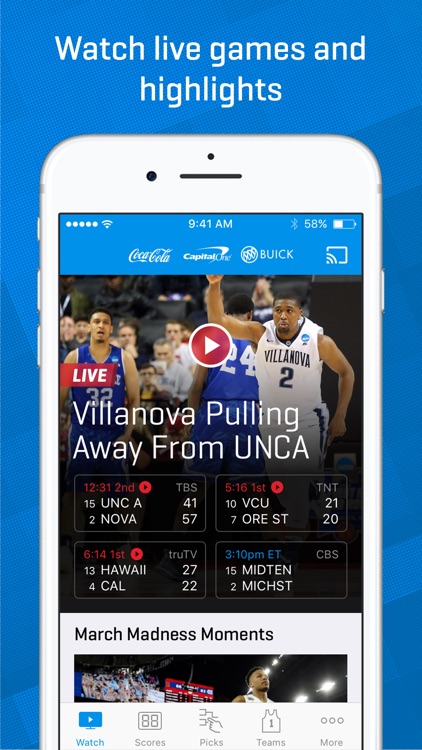 NCAA March Madness Live - Men's College Basketball screenshot-0