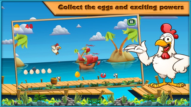 Chicken Run - One Touch Fast Paced Runner Game(圖1)-速報App