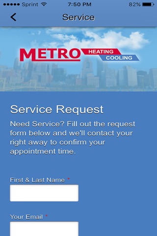 Metro Heating & Cooling screenshot 3